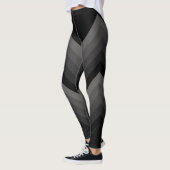 Leggings Grandes bandes diagonales (Gauche)