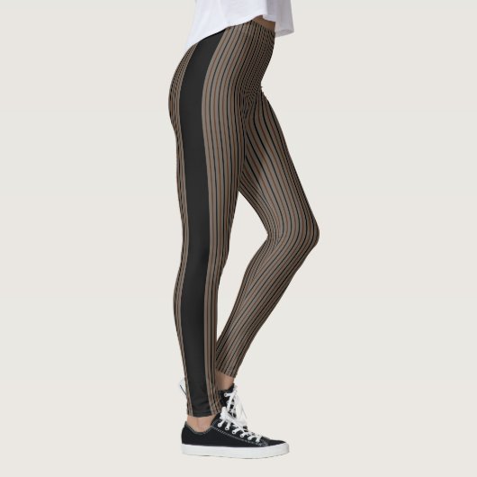 Leggings Grandes beiges et noires (Droite)