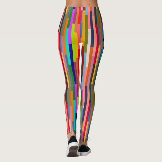 Leggings Grandes Couleurs Minces (Dos)