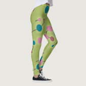 Leggings Grandes Molécules rétro-joueuses Universe Blue Gre (Droite)