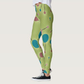 Leggings Grandes Molécules rétro-joueuses Universe Blue Gre (Gauche)