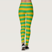 Leggings Grandes vertes et dorées (Dos)