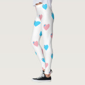 Leggings Grands Cœurs Fierté Trans (Gauche)