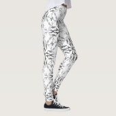 Leggings Grands Danois Noir et Blanc (Droite)
