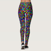 Leggings Grands Pois multicolores (Dos)