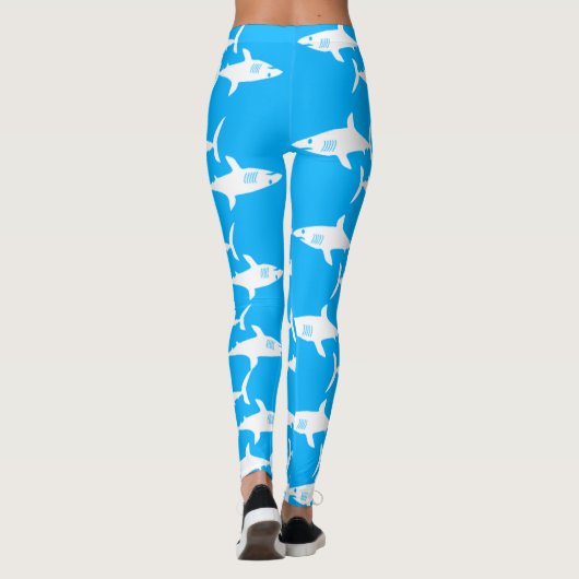 Leggings Grands requins blancs (Dos)