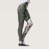 Leggings Grands Roses sur bois (Droite)