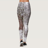 Leggings Grange Rouge Dans La Neige (Dos)