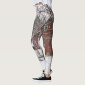 Leggings Grange Rouge Dans La Neige (Gauche)