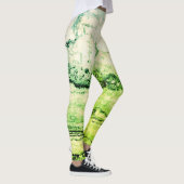 Leggings granit vert Abstrait (Droite)