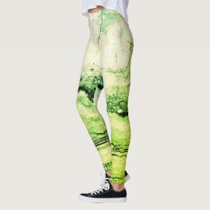 Leggings granit vert Abstrait
