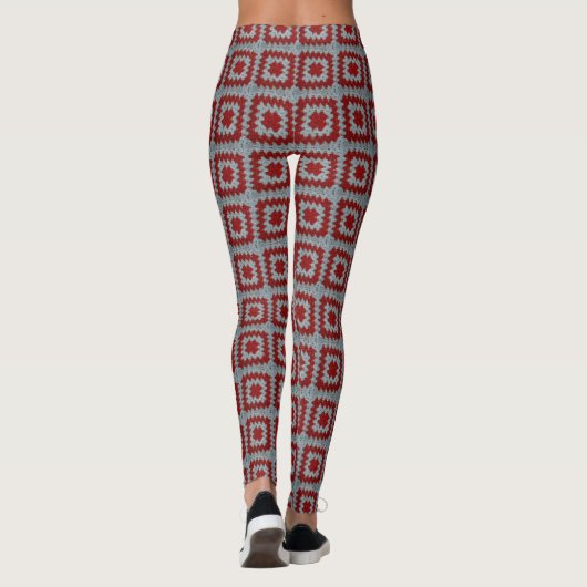 Leggings Granny Carrés (Dos)