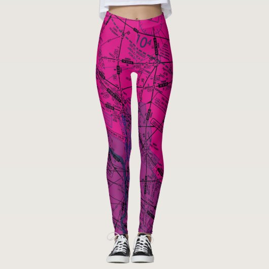 Leggings Graphique aéronautique (Devant)