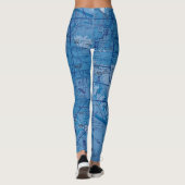 Leggings Graphique aéronautique (Dos)