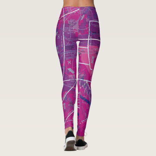 Leggings Graphique aéronautique (Dos)