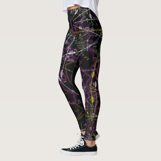 Leggings Graphique aéronautique (Gauche)