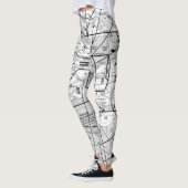 Leggings Graphique aéronautique (Gauche)