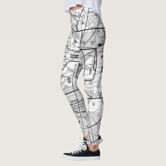 Leggings Graphique aéronautique (Gauche)