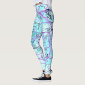 Leggings Graphique aéronautique (Gauche)