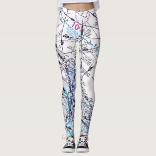 Leggings Graphique aéronautique