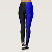 Leggings Graphique bleu et noir (Dos)