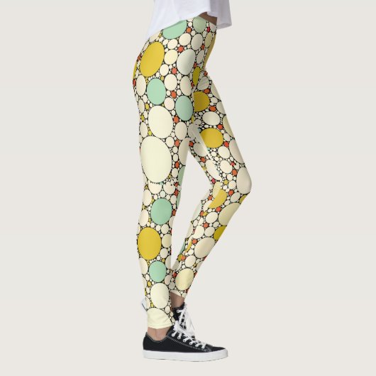 Leggings Graphique d'art de style rétro (Droite)