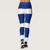 Leggings Graphique dynamique de drapeau d'état du Colorado (Dos)
