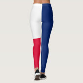 Leggings Graphique dynamique de drapeau d'état du Texas sur (Dos)