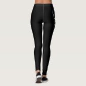 Leggings Graphisme de calligraphie céleste du Vide Sacré (Dos)