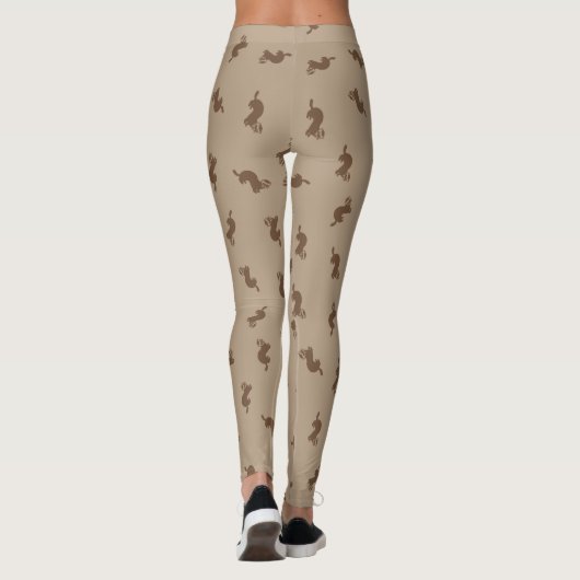 Leggings Graphisme du Ferret mou (Dos)