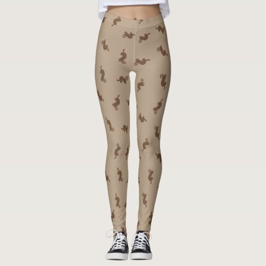 Leggings Graphisme du Ferret mou (Devant)