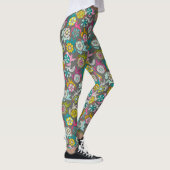 Leggings graphite des tourterelles en papier (Droite)