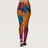Leggings Gras & Belle couleur "Ratti_Creative_Arts" (Dos)