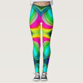Leggings Gras brillant et amusant (Devant)