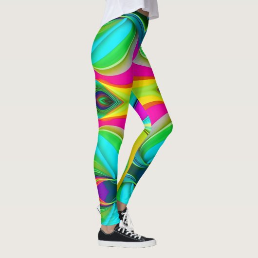 Leggings Gras brillant et amusant (Droite)