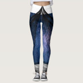 Leggings "Gras en bleu (Devant)