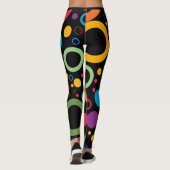 Leggings Gras et coloré (Dos)