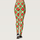 Leggings gras Noël rouge et vert (Dos)