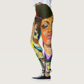Leggings Gras Original Badu contre Scott Bold Funky (Gauche)