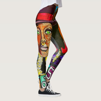 Leggings Gras Original Badu contre Scott Bold Funky