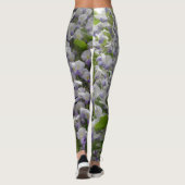Leggings Gravure des Fleurs Grandes Wisteria (Dos)