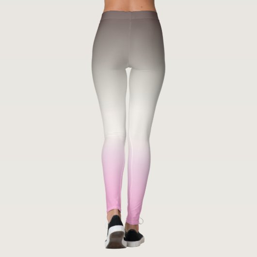 Leggings Gray rose ombre (Dos)
