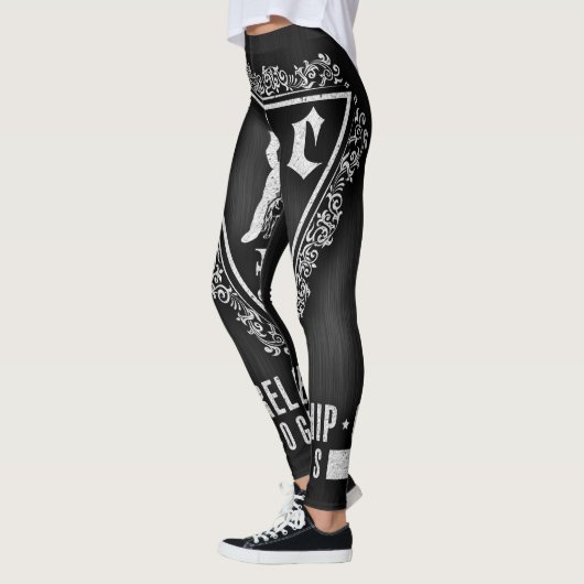Leggings GRC Légendes de sport-noir (Gauche)