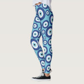 Leggings Grec Mati Mataki - motif d'oeil mauvais de (Gauche)