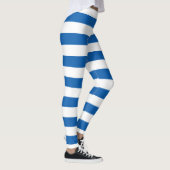 Leggings Grèce Couleurs du pavillon national Horizontal (Droite)