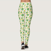 Leggings Green 4 Leaf Clovers St Patricks Day Coins ​ (Dos)
