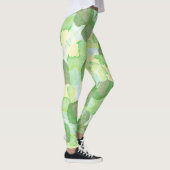 Leggings Green abstract art Magical wallpaper (Droite)