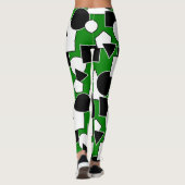 Leggings Green Bauhaus Collage (Dos)