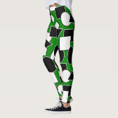 Leggings Green Bauhaus Collage (Gauche)