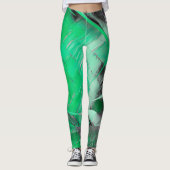 Leggings Green Designer (Devant)